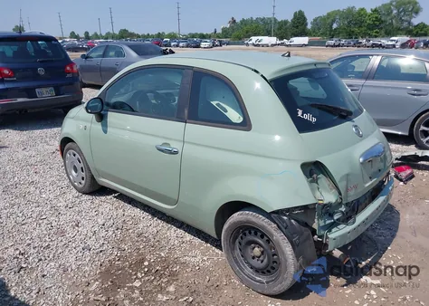 2012 Fiat 500 Pop from USA, damaged, VIN 3C3CFFAR4CT126787